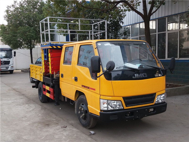 江鈴10米升降平臺式高空作業車