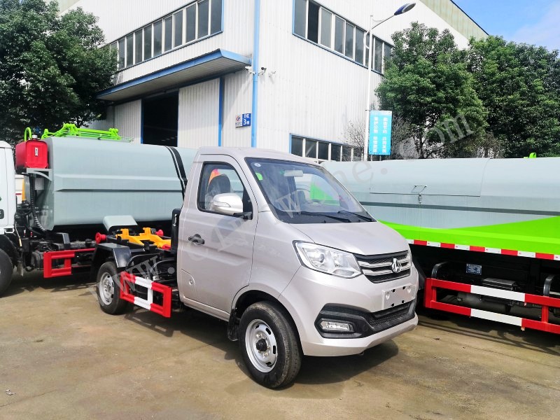 東風小康3方勾臂垃圾車 最便宜的國六3方勾臂垃圾車